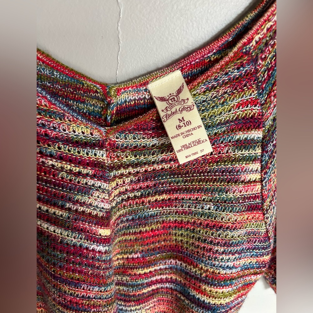 Faded Glory Women's Multicolor Knit Sweater